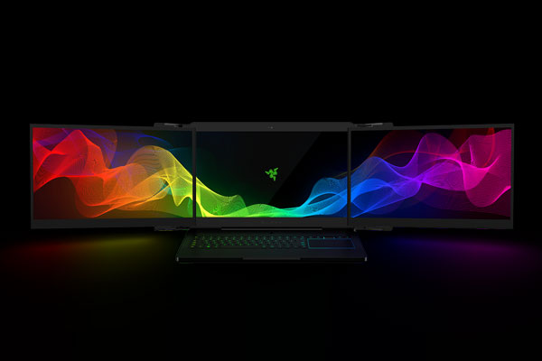 Razer เปิดตัว Project Valerie โน้ตบุ๊ก 3 จอ