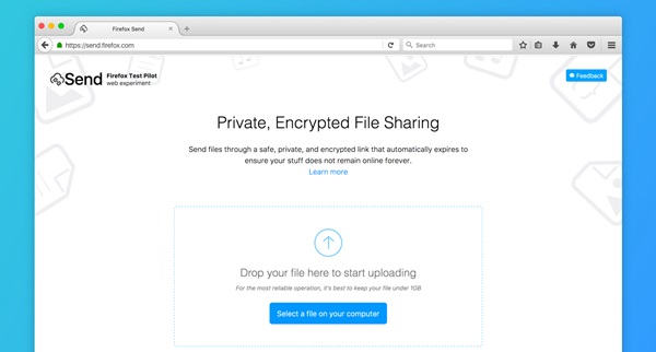Firefox ทดสอบฟีเจอร์ใหม่ Send ลบไฟล์ที่แชร์อัตโนมัติ