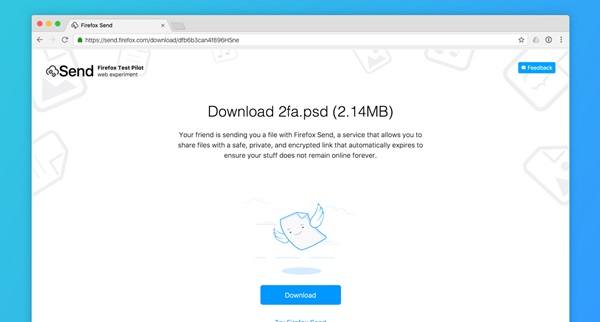 Firefox ทดสอบฟีเจอร์ใหม่ Send ลบไฟล์ที่แชร์อัตโนมัติ