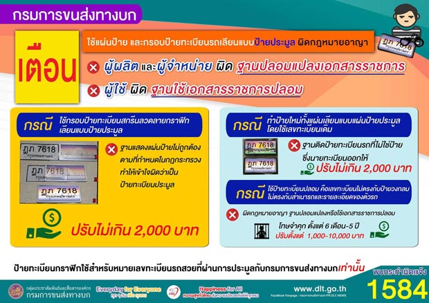 ป้ายทะเบียนรถ