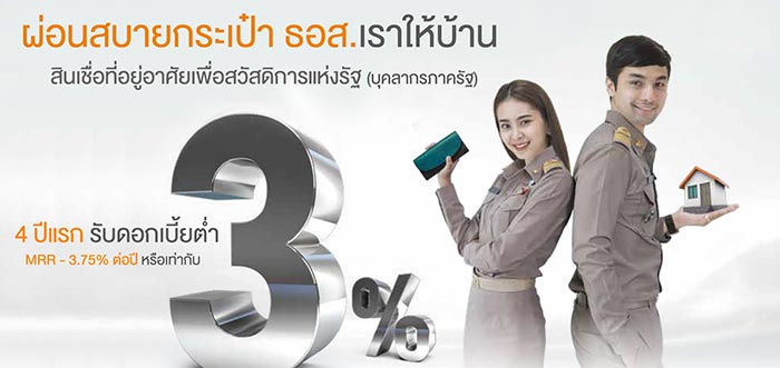 สินเชื่อบ้าน ธอส.