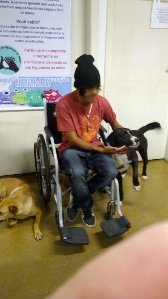 สุนัขกับชายไร้บ้าน