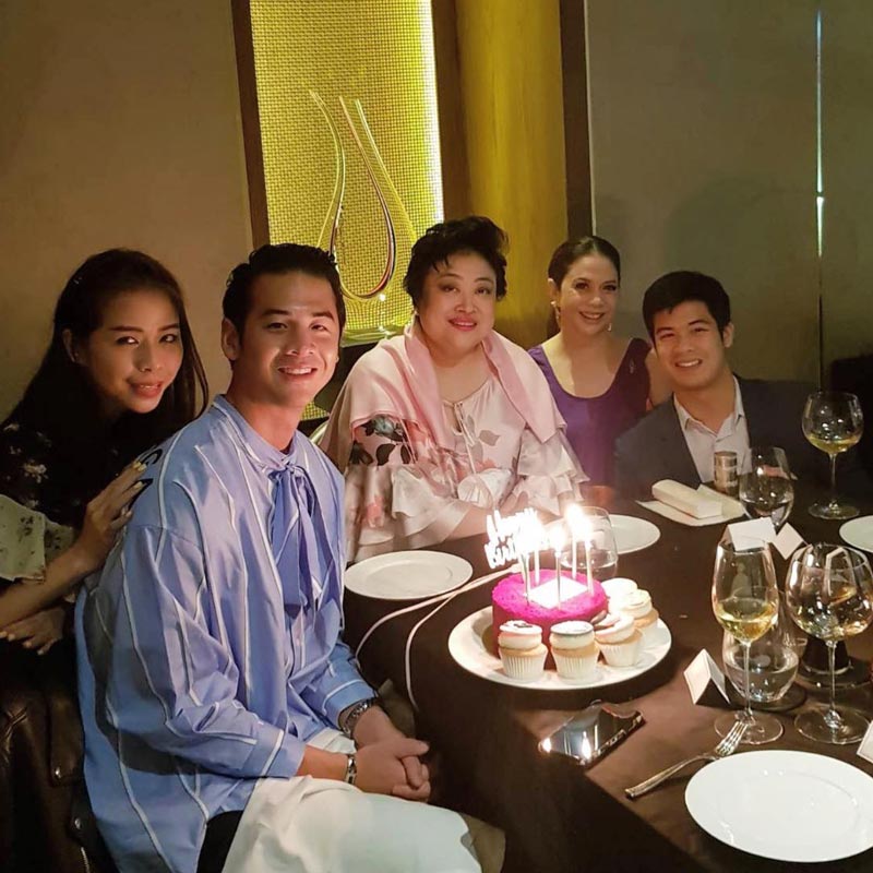 พระเจ้าวรวงศ์เธอ พระองค์เจ้าโสมสวลีฯ เสด็จร่วมฉลองวันเกิด เป๋า วฤธ