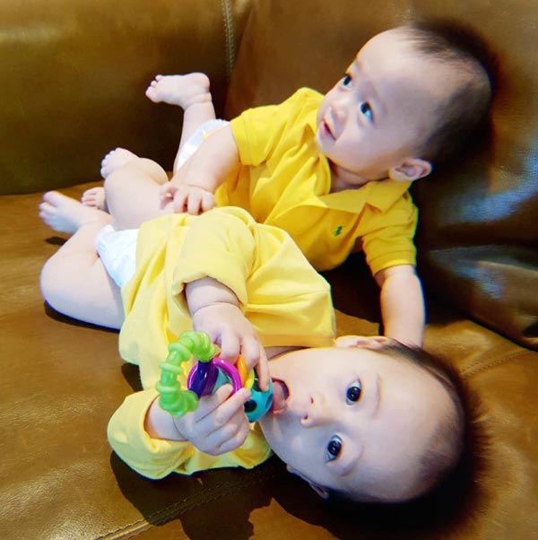 น้องสายฟ้า น้องพายุ ลูก ชมพู่ อารยา