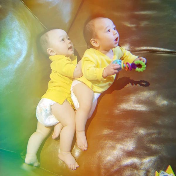 น้องสายฟ้า น้องพายุ ลูก ชมพู่ อารยา