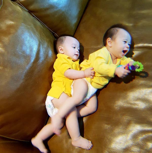 น้องสายฟ้า น้องพายุ ลูก ชมพู่ อารยา