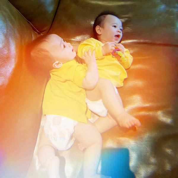 น้องสายฟ้า น้องพายุ ลูก ชมพู่ อารยา