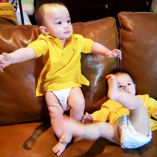 น้องสายฟ้า น้องพายุ ลูก ชมพู่ อารยา