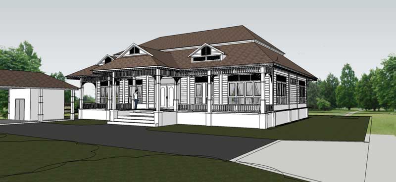 บ้านสไตล์โคโลเนียล