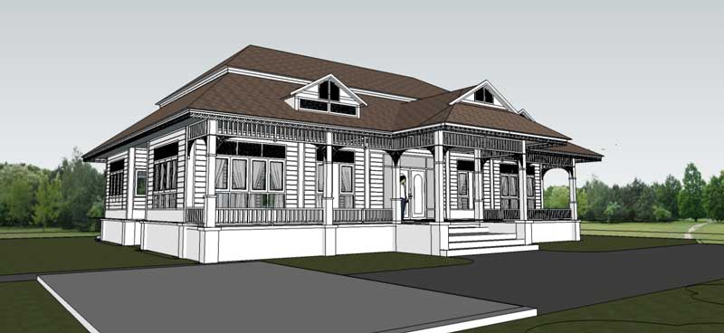 บ้านสไตล์โคโลเนียล