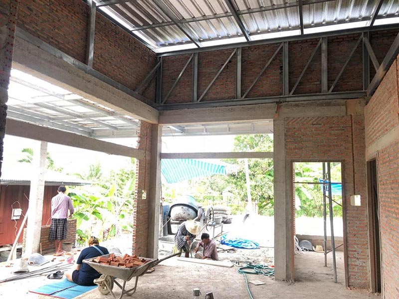 แบบบ้านชั้นเดียว 3 ห้องนอน 2 ห้องน้ำ