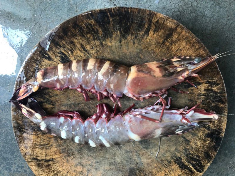 กุ้งผัดพริกแกง