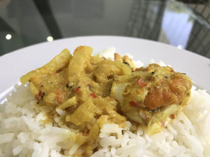 แกงคั่วปูม้า