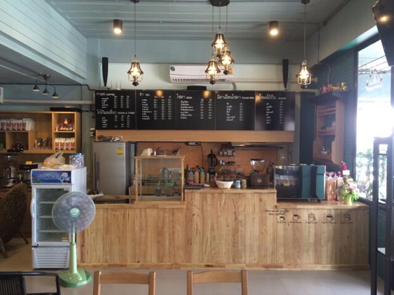 สร้างร้านกาแฟ