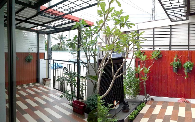 จัดสวนหน้าบ้าน