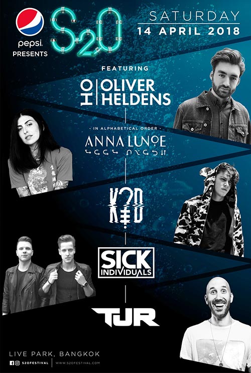 Pepsi Presents S2O Songkran Music Festival 2018