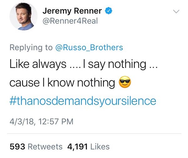Avengers: infinity War