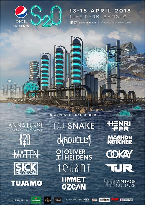 S2O Songkran Music Festival 2018
