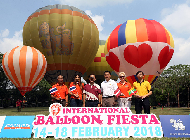 สิงห์ปาร์ค เชียงราย อินเตอร์เนชั่นแนล บอลลูน เฟียสต้า  2018