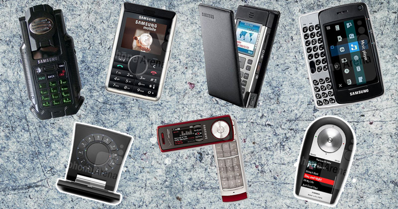 โทรศัพท์มือถือจากซัมซุงที่มีหน้าตาแปลกประหลาด