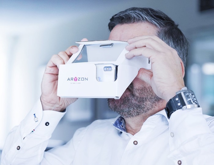Aryzon อุปกรณ์ AR แบบสวมหัว