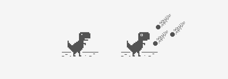 เกมไดโนเสาร์บนเว็บเบราว์เซอร์ Chrome