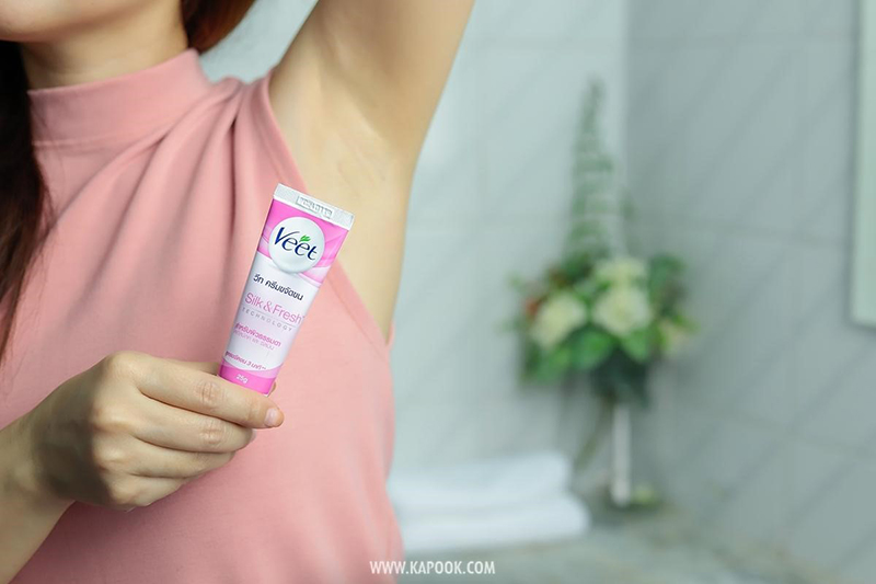 ข้อควรระวังเมื่อใช้ครีมถอนขนรักแร้