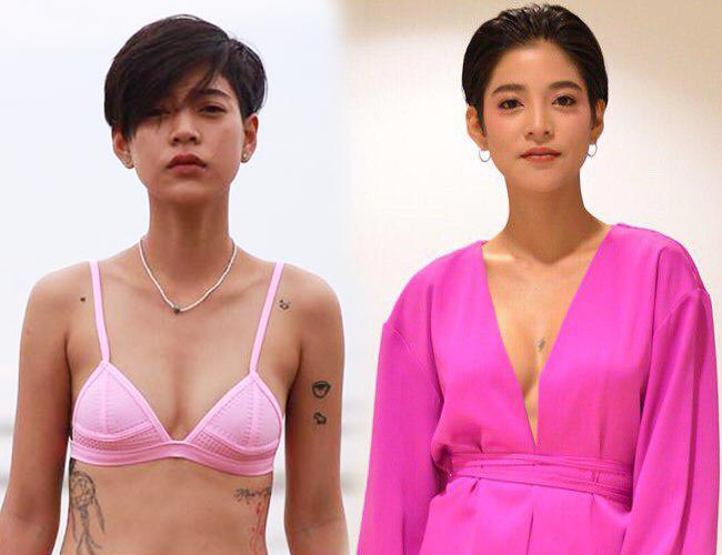 ดาราทำหน้าอก