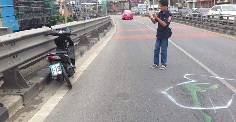 มอเตอร์ไซค์ชนสะพานตายทับที่ โน้ต ภัทร์นฤณ