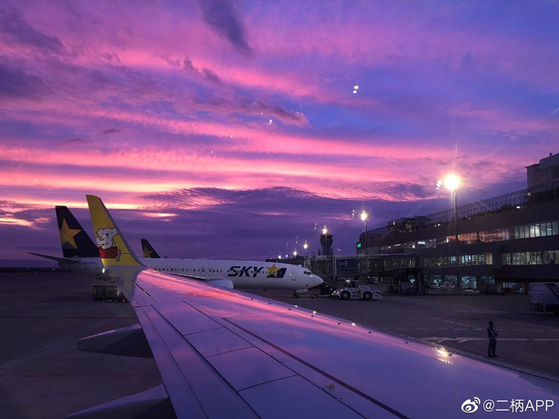 ท้องฟ้าญี่ปุ่นเปลี่ยนสี