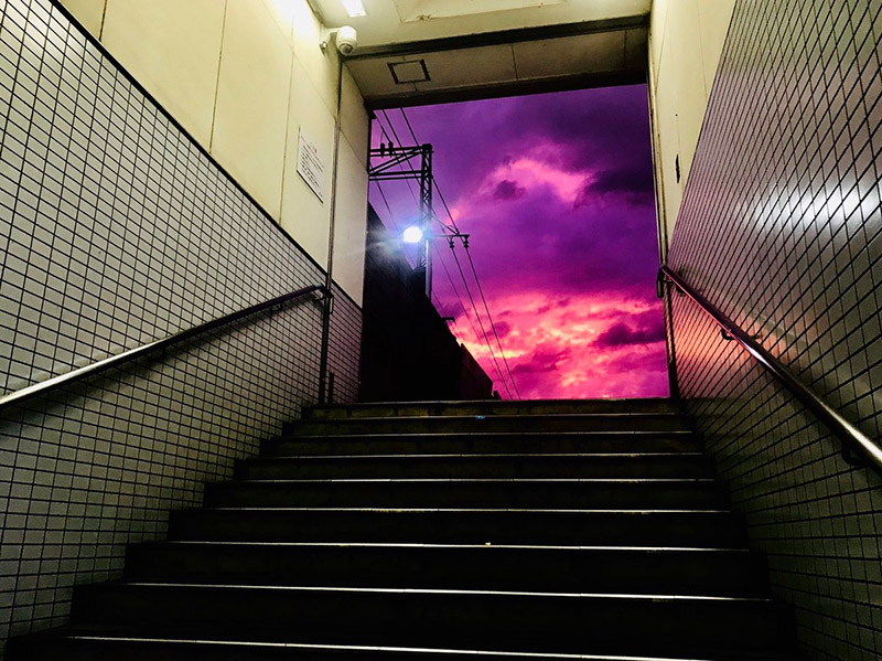 ท้องฟ้าญี่ปุ่นเปลี่ยนสี