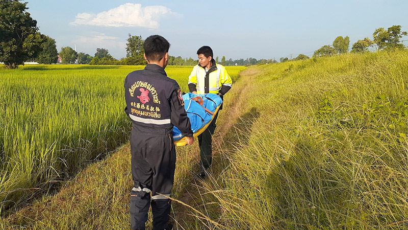 รถไฟชนคนเสียชีวิต