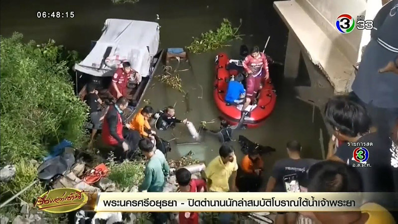 ลุงแห้งนักหาสมบัติจมน้ำตาย