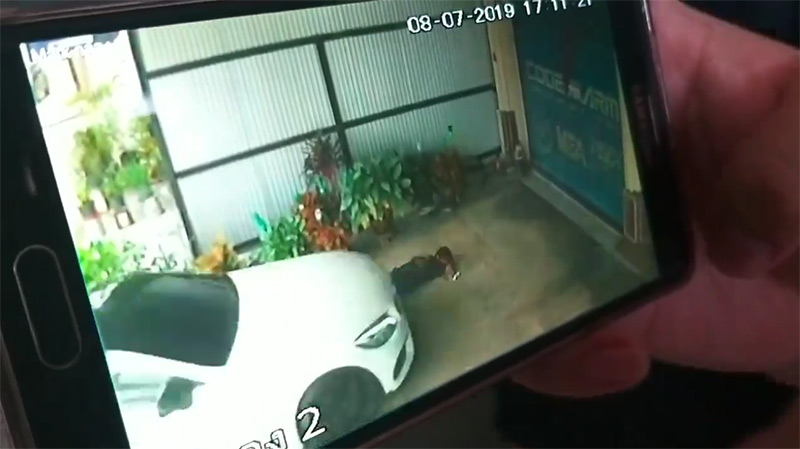 รถทับคน