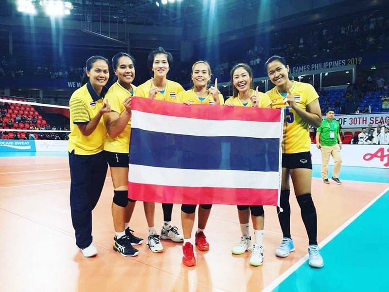 วอลเย์บอลหญิงไทย คว้าเหรียญทอง
