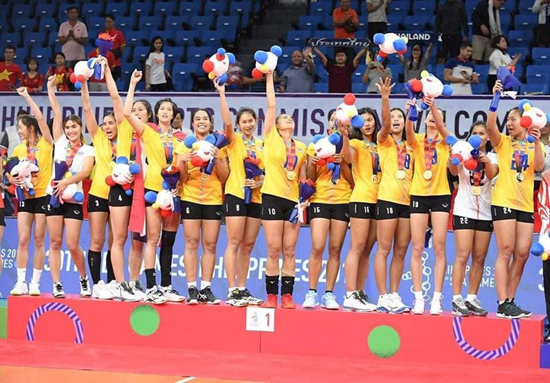 วอลเย์บอลหญิงไทย คว้าเหรียญทอง
