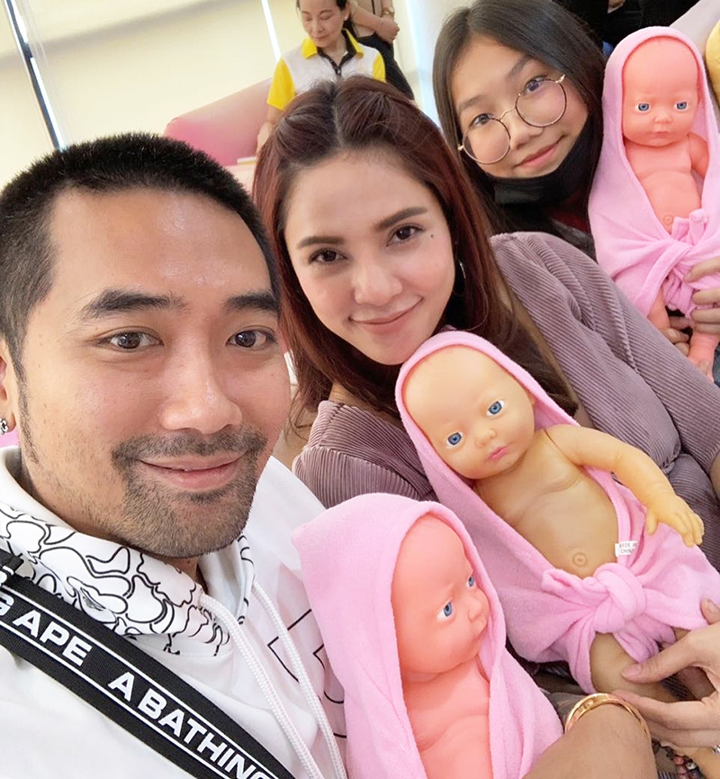 อุ้ม ลักขณา ท้อง