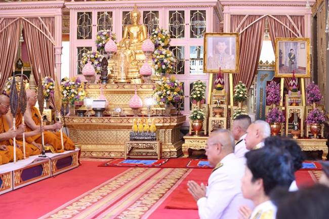 ในหลวง โปรดเกล้าฯ การเจริญพระพุทธมนต์พระราชทานพระองค์เจ้าโสมสวลีฯ