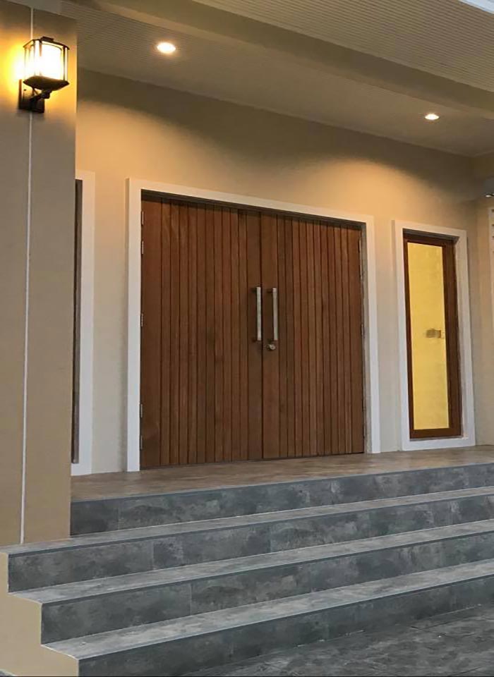 แบบบ้านชั้นเดียว 2 ห้องนอน 3 ห้องน้ำ