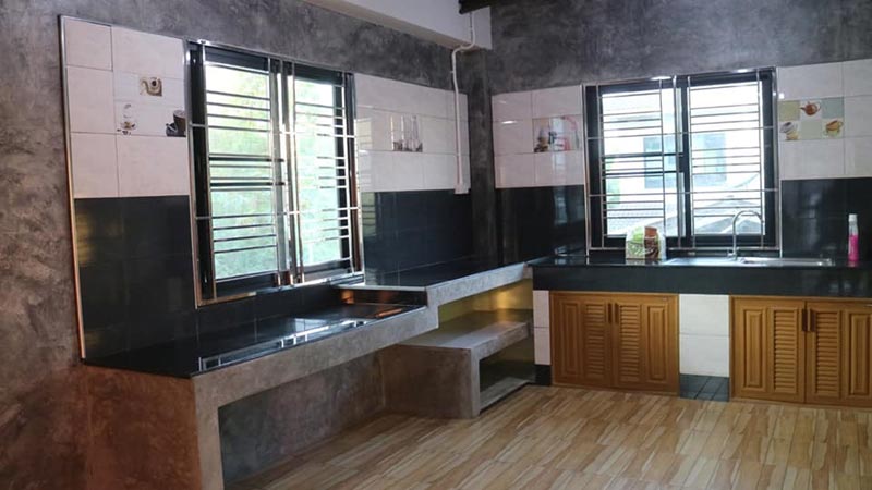 แบบบ้านชั้นเดียวใต้ถุนสูง