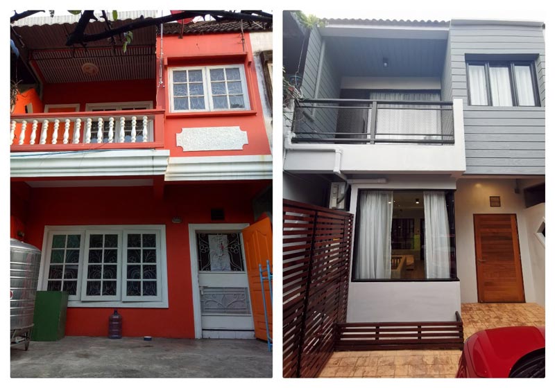 รีโนเวททาวน์เฮ้าส์เก่า 2 ชั้น เป็นบ้านสไตล์เซน ลอฟท์