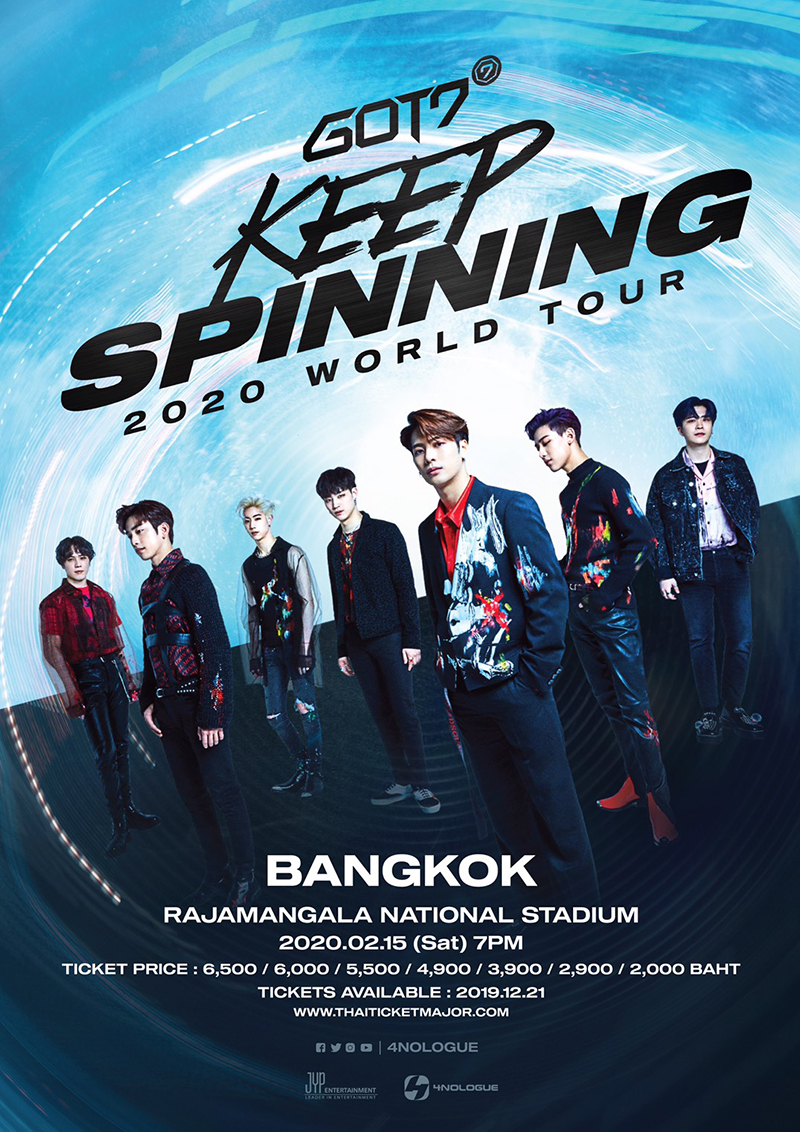 GOT7 2020 World Tour Keep Spinning in Bangkok
