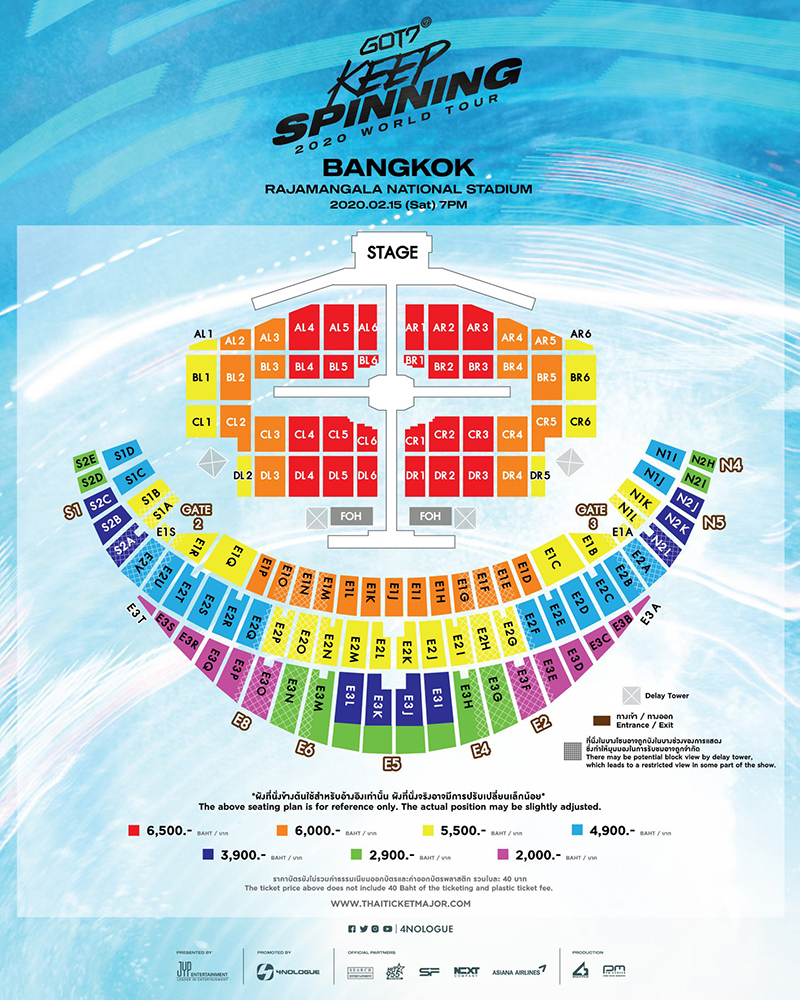 GOT7 2020 World Tour Keep Spinning in Bangkok