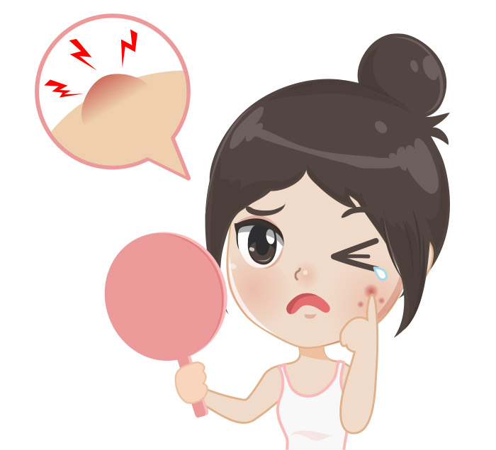 ล้างหน้าด้วยน้ำเย็น