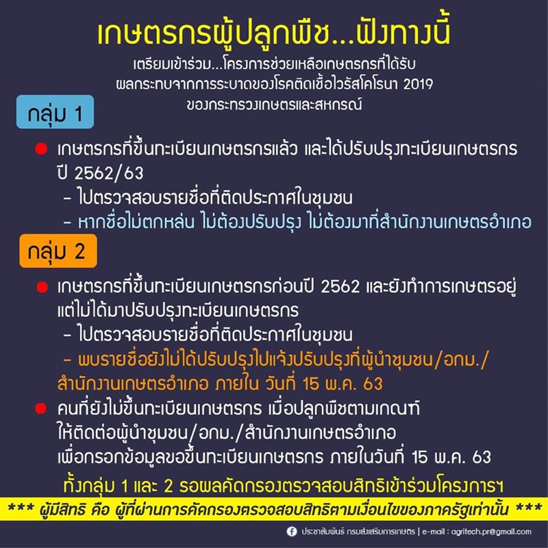 เยียวยาเกษตรกร