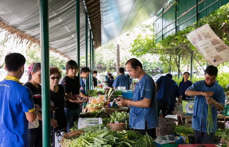 สามพราน ริเวอร์ไซด์ และตลาดสุขใจ