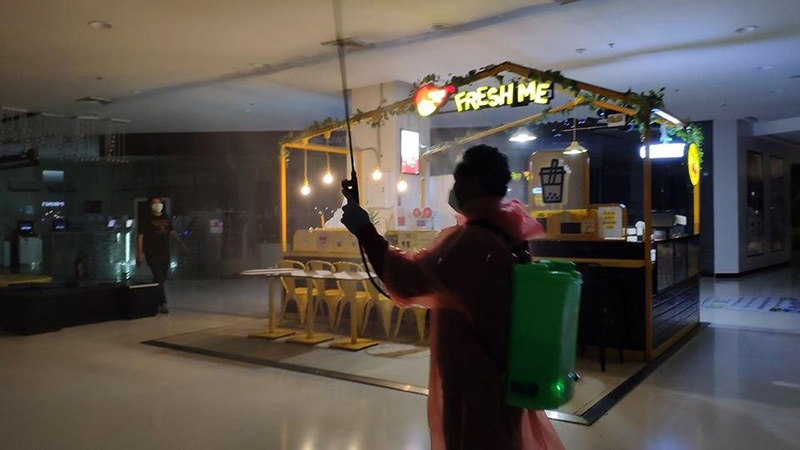 เดอะมอลล์บางแค ปิดฆ่าเชื้อโรค