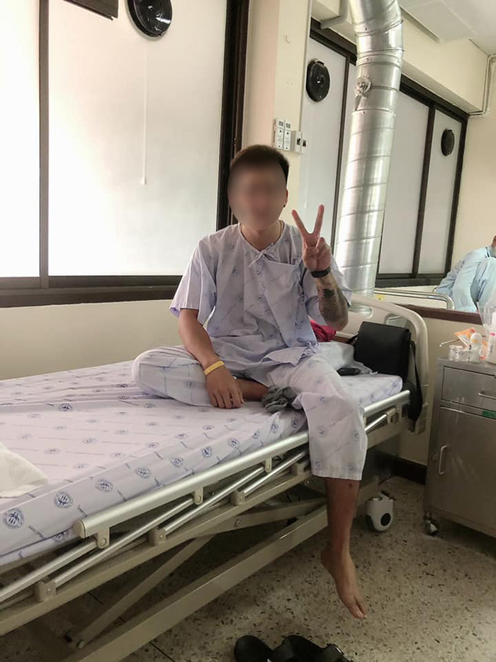 หนุ่มติดโควิด 19