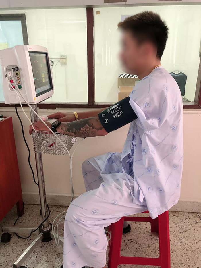 หนุ่มติดโควิด 19