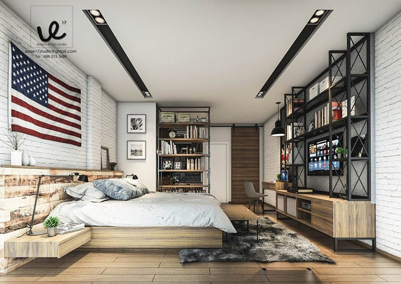 แต่งบ้านสไตล์โมเดิร์นลอฟท์